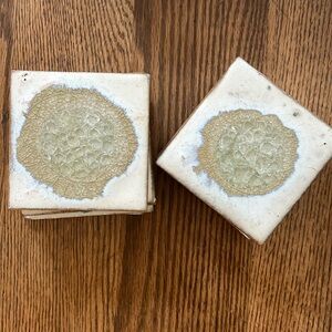 Anthropologie Molten Rock Coasters